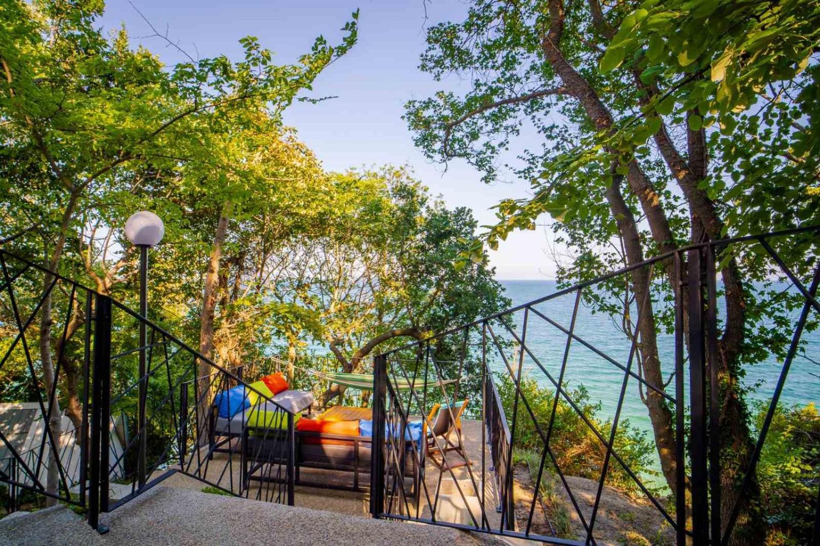 къщички синьо лято, черноморец - - Blue Summer Ferienhaus *
